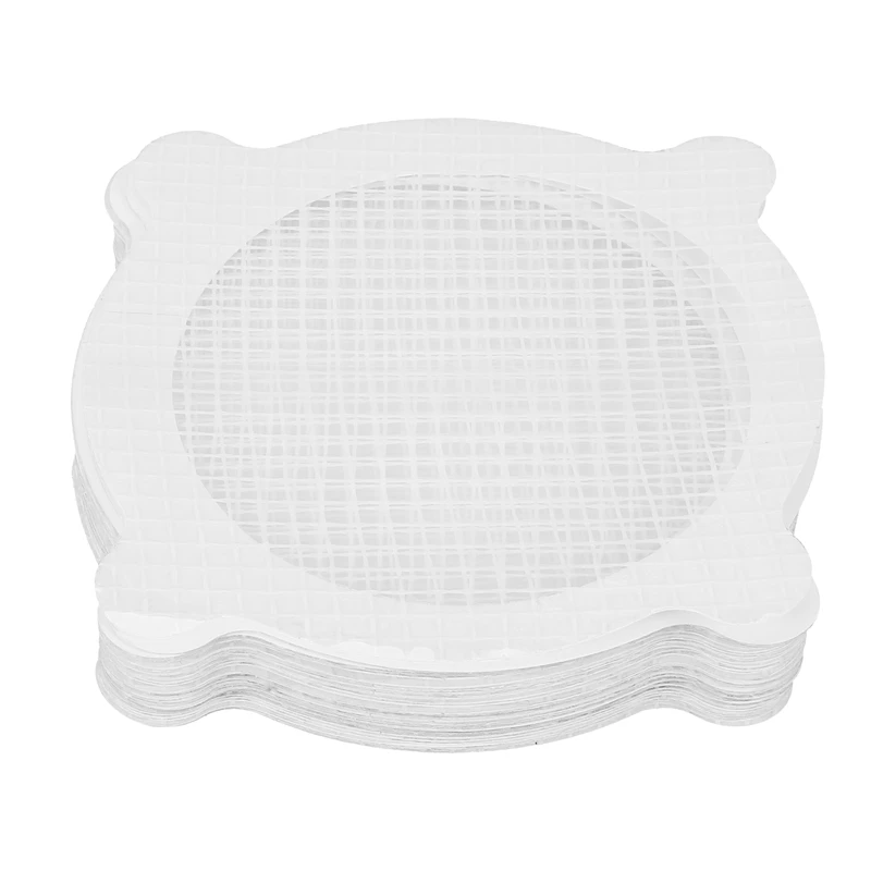 

30 Pcs Disposable Shower Drain Hair Catcher Cover For Showers & Bathtubs Mesh Stickers Mesh Filter Sink Strainer Sticker
