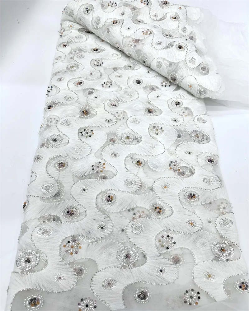 Африканская Тяжелая искусственная ткань ручной работы 2024 Высококачественная