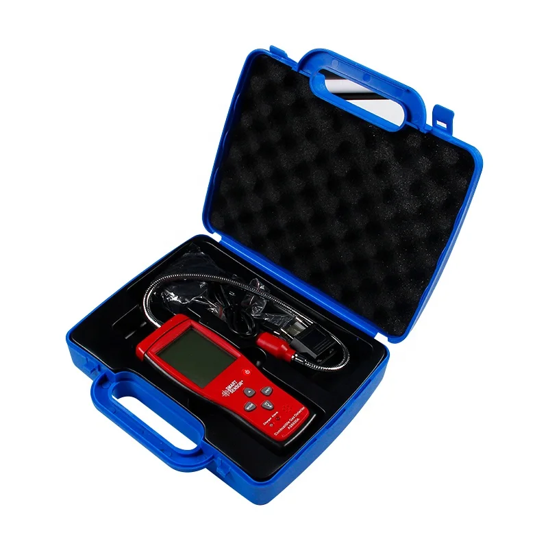 

Automotive Gas Analyzer Combustible Gas Detector Gas Leakage Location Determine leak Tester with Sound & Light Alarm Li-battery