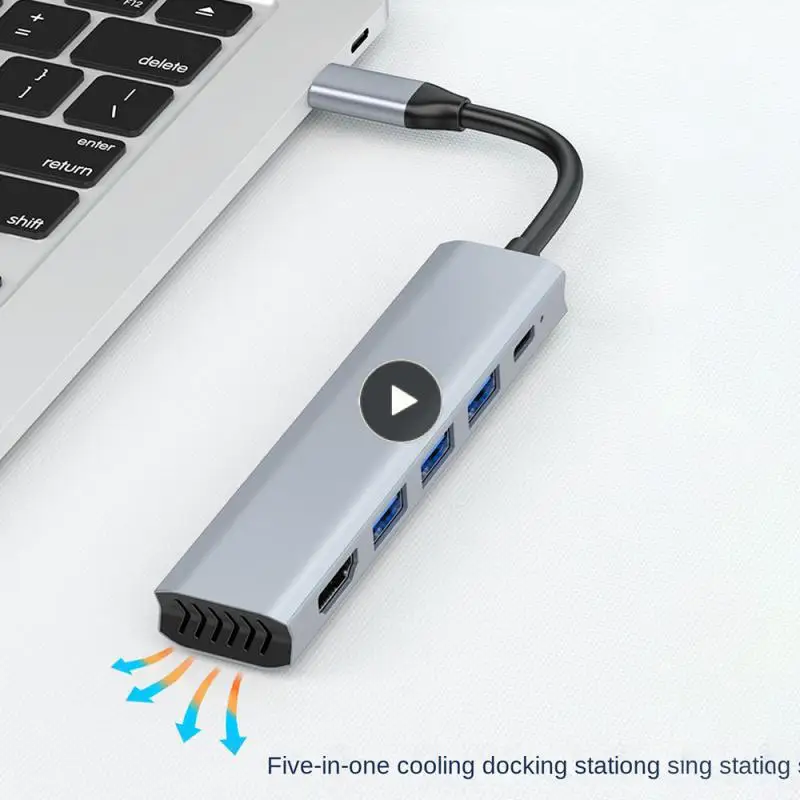 

Multi-function Laptop Extender Portable Usb 3.0 Extende Heat Dissipation Backwards Compatibility Laptop Converter Fast Charging