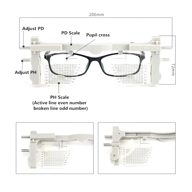 Оптическое оборудование одобренное CE CP-9 Ph Pd измеритель расстояния высоты зрачка
