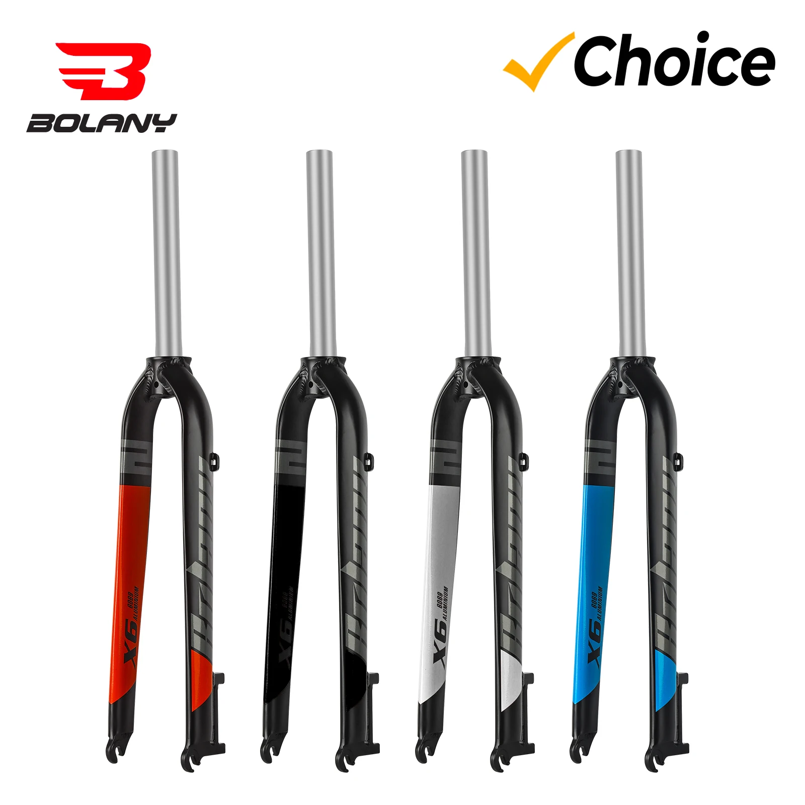 Жесткая вилка Bolany Bike 26/27,5/29 дюймов, дисковый тормоз, горная ...
