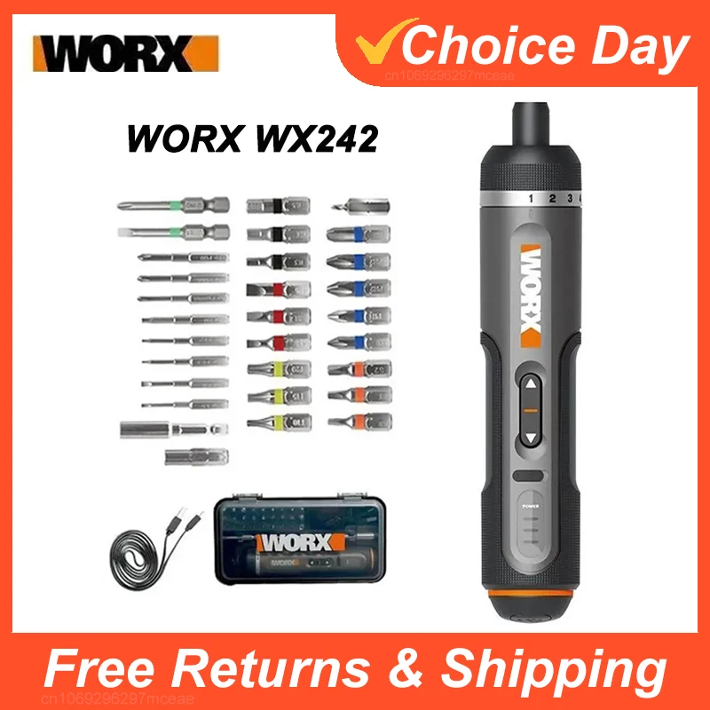 

WORX WX242 набор отверток 4В