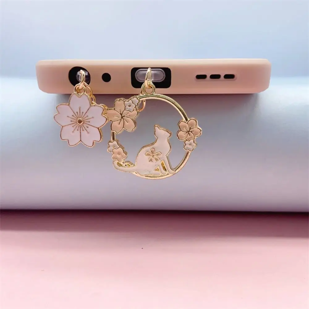 Пылезащитная заглушка для наушников Sakura Rabbit 3 5 мм разъем типа C зарядный порт Kawaii