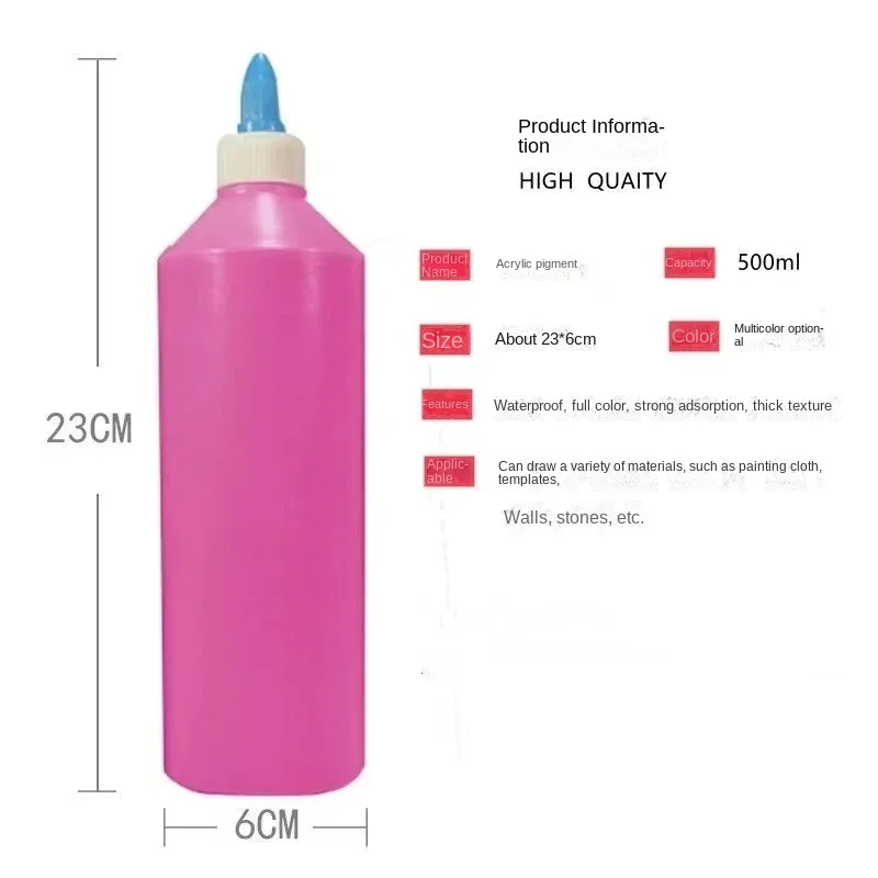 Акриловые краски 500 мл для росписи гипсовых кукол