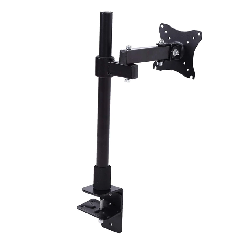 

14-27 Inch Lcd Single Monitor Universal Base Multi-Function Monitor Stand LCD LED Monitor Mounting Arm