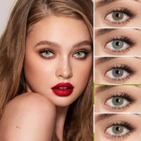 bio essence 1 pair colored contact lenses dioptric beauty natural looking ocean eye contact lens pupils colored contacts