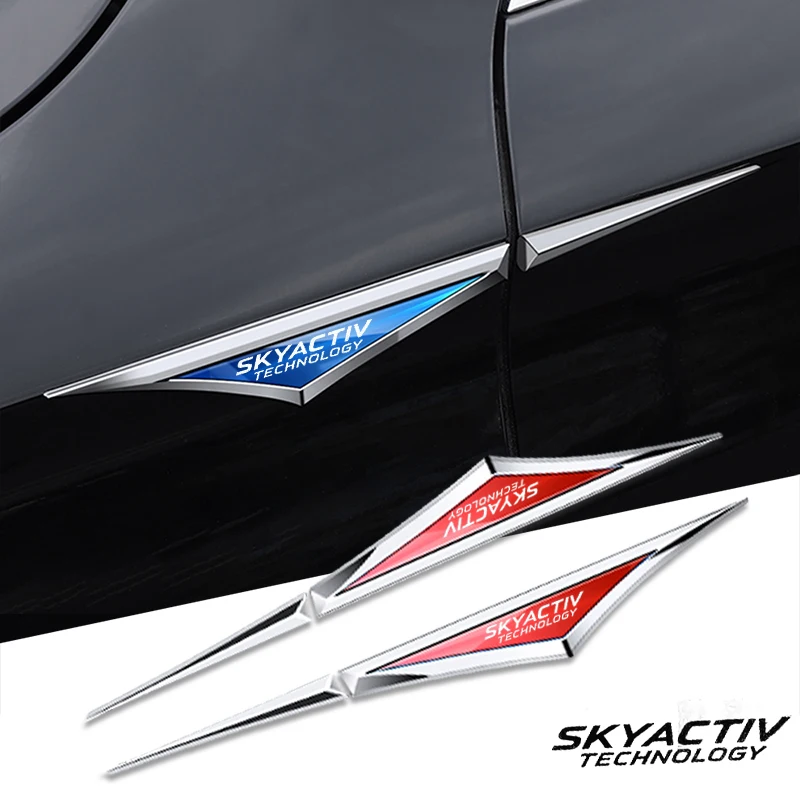 

2Pcs Car accessory Side Doors Blade car stickers For Mazda Skyactiv CX7 CX30 CX3 CX4 CX5 CX8 MX5 M3 M6