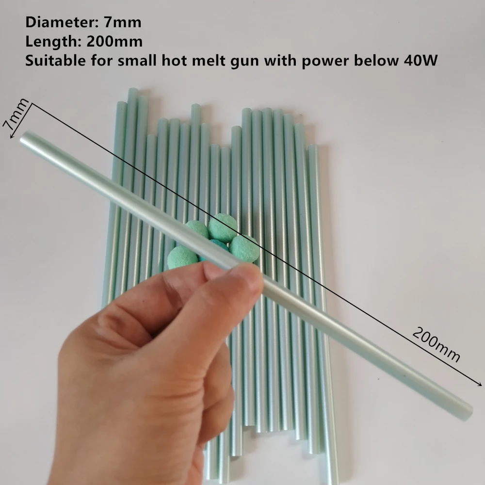 Φ 7 мм Ретро металлический блеск термоплавкий клей розовый Золотой Клей