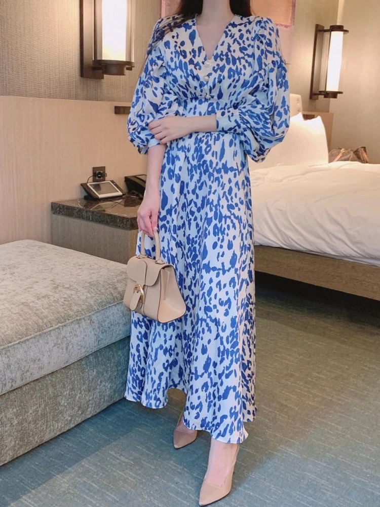 

Summer Women Dress Shirt Dress Long Evening Female Vintage Maxi Party Oversize Beach Woman Dresses Casual Elegant Prom Print