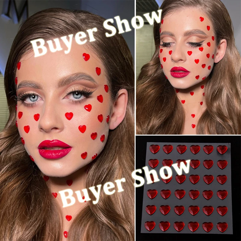 Новые праздвечерние чные самоклеящиеся блестящие тени для век акриловые