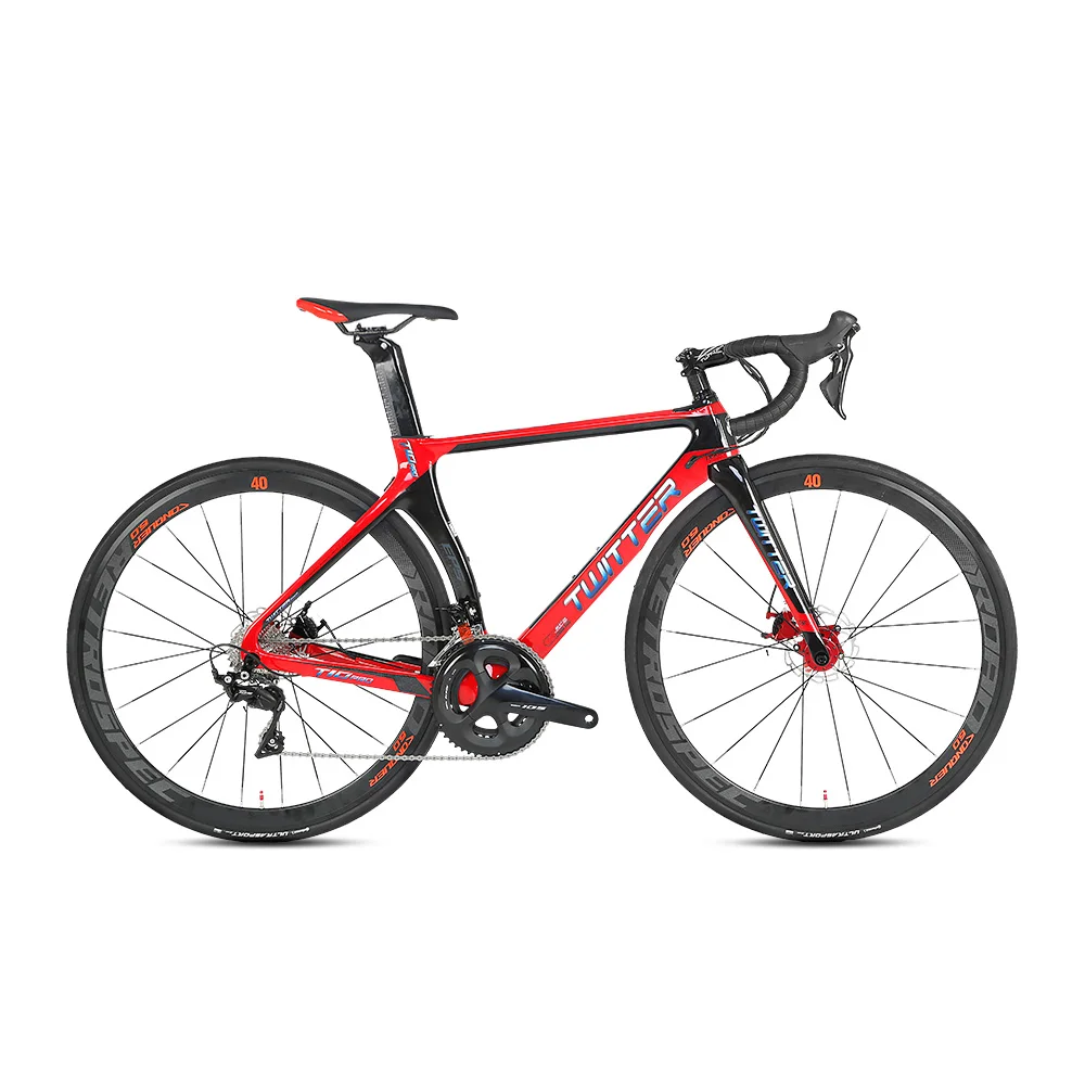 Twitter new T10-105/R7000-22speed carbon fiber racing bicycl