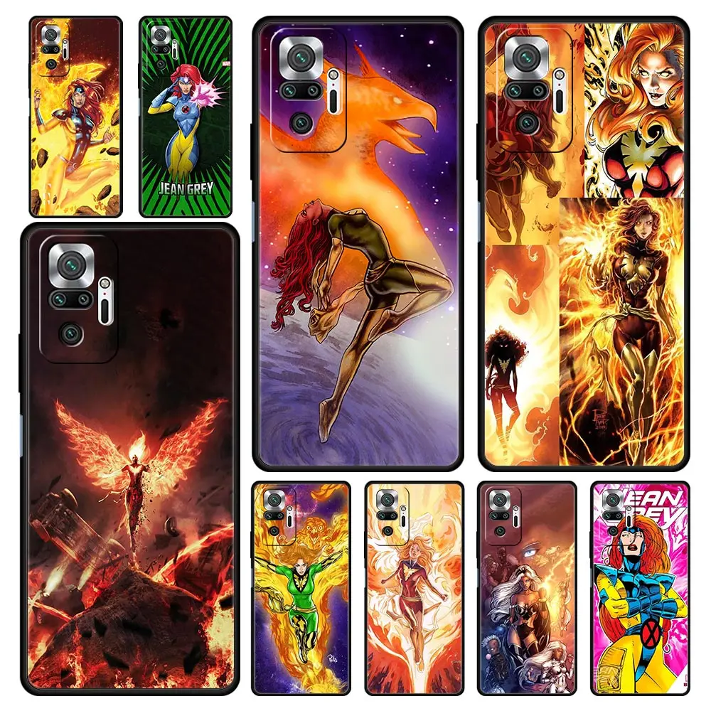 

Cover Case for Xiaomi 11T 12 12Pro 12X Redmi 7 8 9 10 7A 8A 9A 10A 9C 10C K40 K50 Pro Plus Soft Bag Super Hero Marvel girl