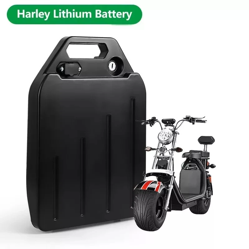

Harley Electric Car Lithium Battery Waterproof 18650 Battery 60V 20ah for Two Wheel Foldable Citycoco Electric Scooter Bicycle
