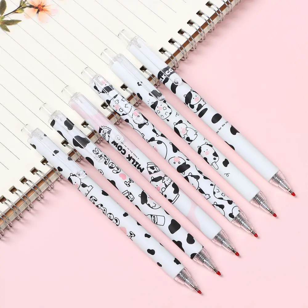 

New Cute Cartoon Cows Frog Pattern Gel Pen 0.5mm Black Ink Gel Pencils Student Writing Pen Stationery Office School Supplies