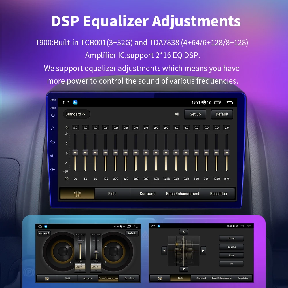 $122.08 EKIY T900 2 Din Android Car Radio GPS Navigation For Chery Tiggo 3 2009 2010 2011 2012 2013 Multimedia Players Autoradio Carplay