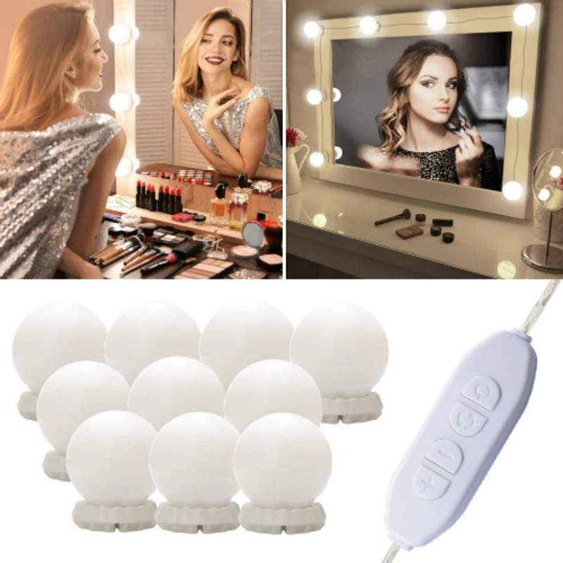 

Dressing Table Light Lighting Dimmable Wall Panels Bathroom Makeup Mirror Light Women Gift Makeup Mirror Light Led