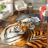 tiger carpet floor non slip rug room mat square quality removable kitchen bath floor waterproof rug mat