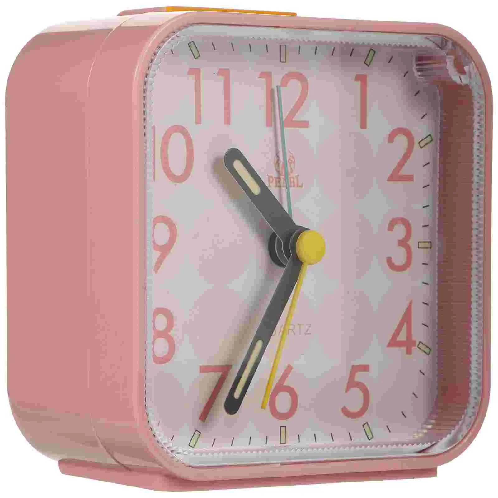 

Silent Alarm Clock Kids Clock Small Clock Desktop Clock Square Alarm Clock Portable Decorative Table Clocks