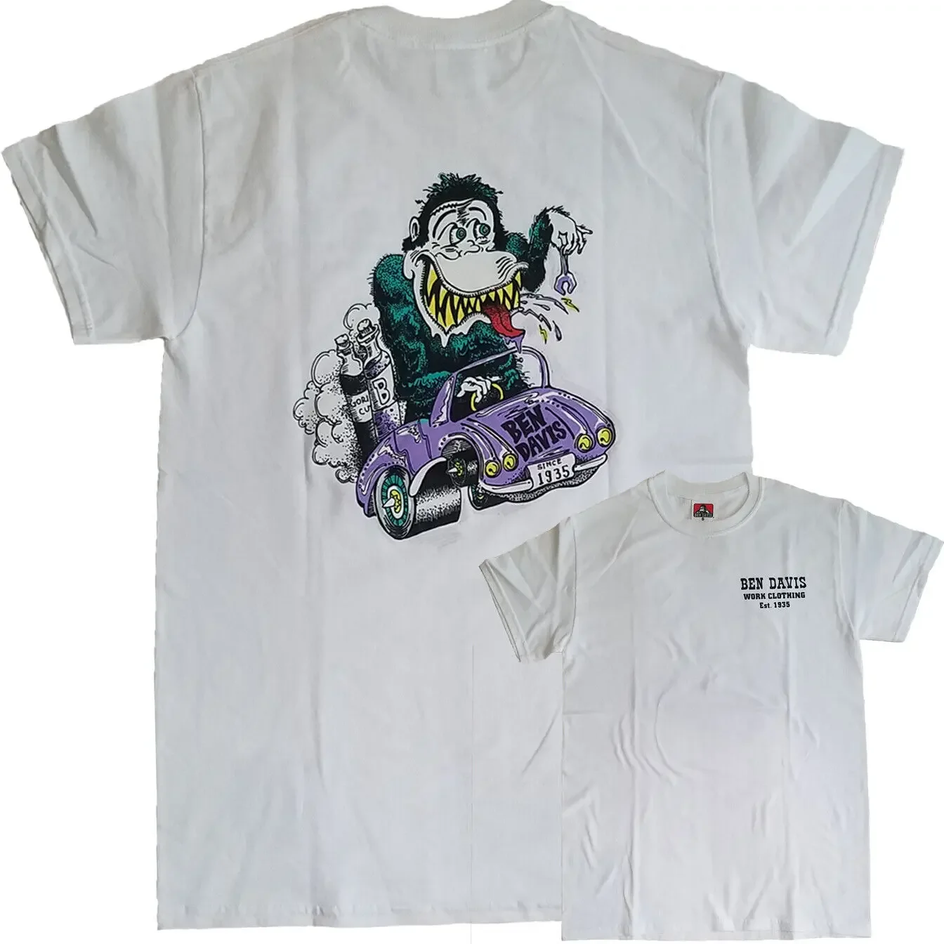 Футболка Ben Davis мужская классическая футболка с коротким рукавом и логотипом