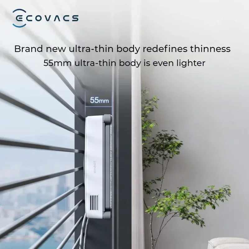 Фото Оригинальная машина для мытья окон ECOVACS WINBOT AIR MINI, робот для мытья окон, 8000Pa, пылесос для стекла №4