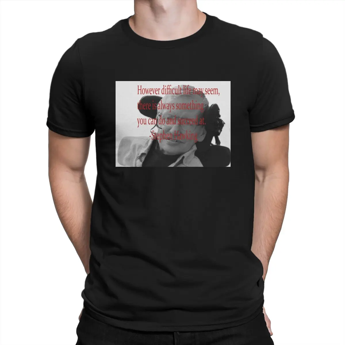 

Vintage Physicist Rest in Peace T-Shirts Men Round Neck Cotton T Shirt Stephen Hawking Short Sleeve Tee Shirt Gift Idea Tops