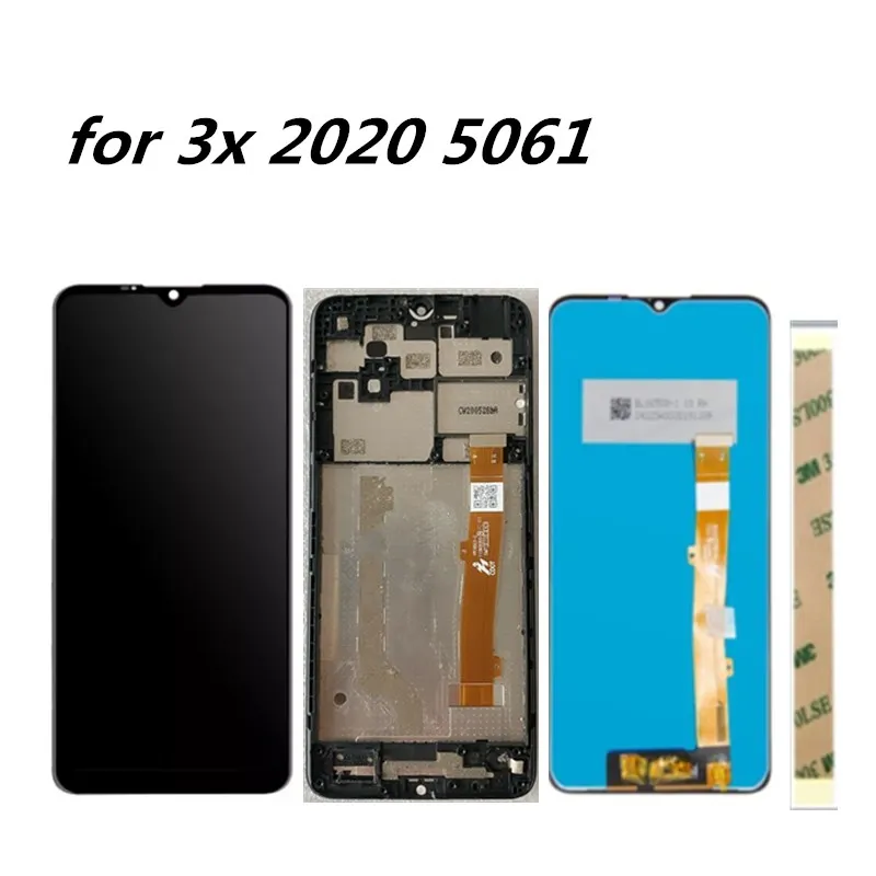 6 52 дюймов для Alcatel Работает с любым оператором 3X 2020 5061 5061K OT5061U 5061X смартфон Дисплей