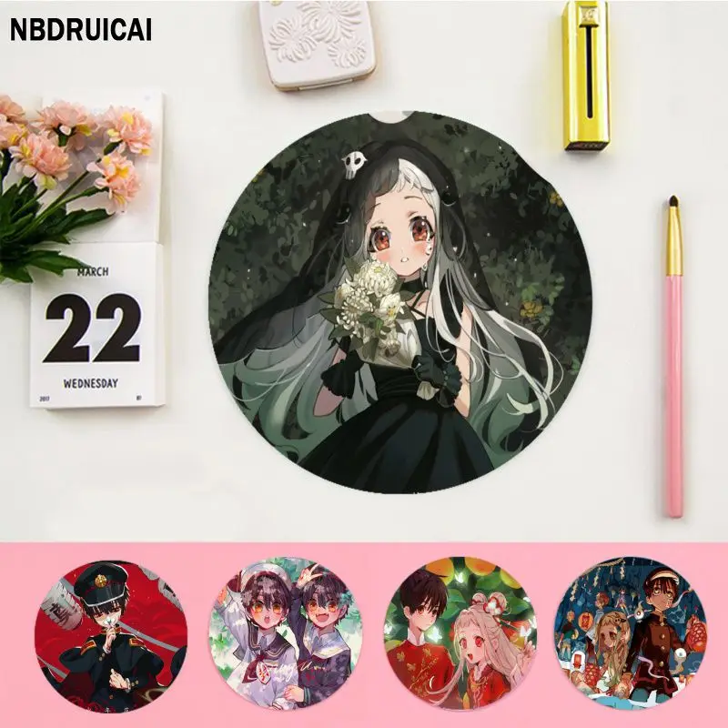

Toilet Bound Hanako Kun Non-slip Round Office Student Gaming Thickened Writing Pad Non-slip Cushion Mouse Pad For PC Desk Pad