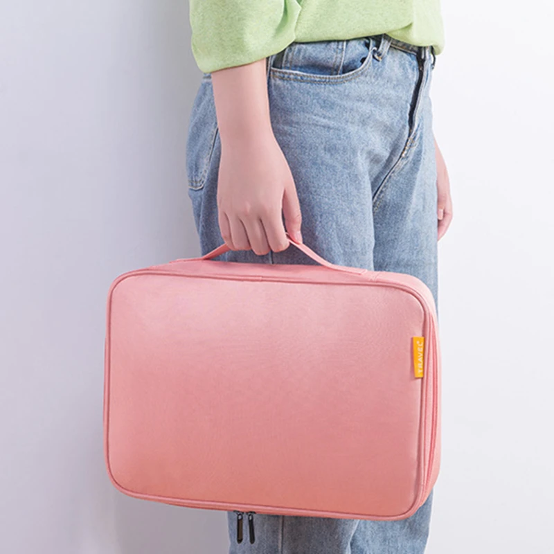 

Large Capacity Document Bags Travel Organizer Holder Portable School Office Business File Folder Multifunctional Home Supply New