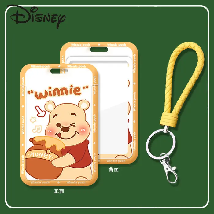 Disney's New Universal Strap Card Bag Fashion Cartoon Student Card Bag High Quality Multifunctional Storage ID Card Case