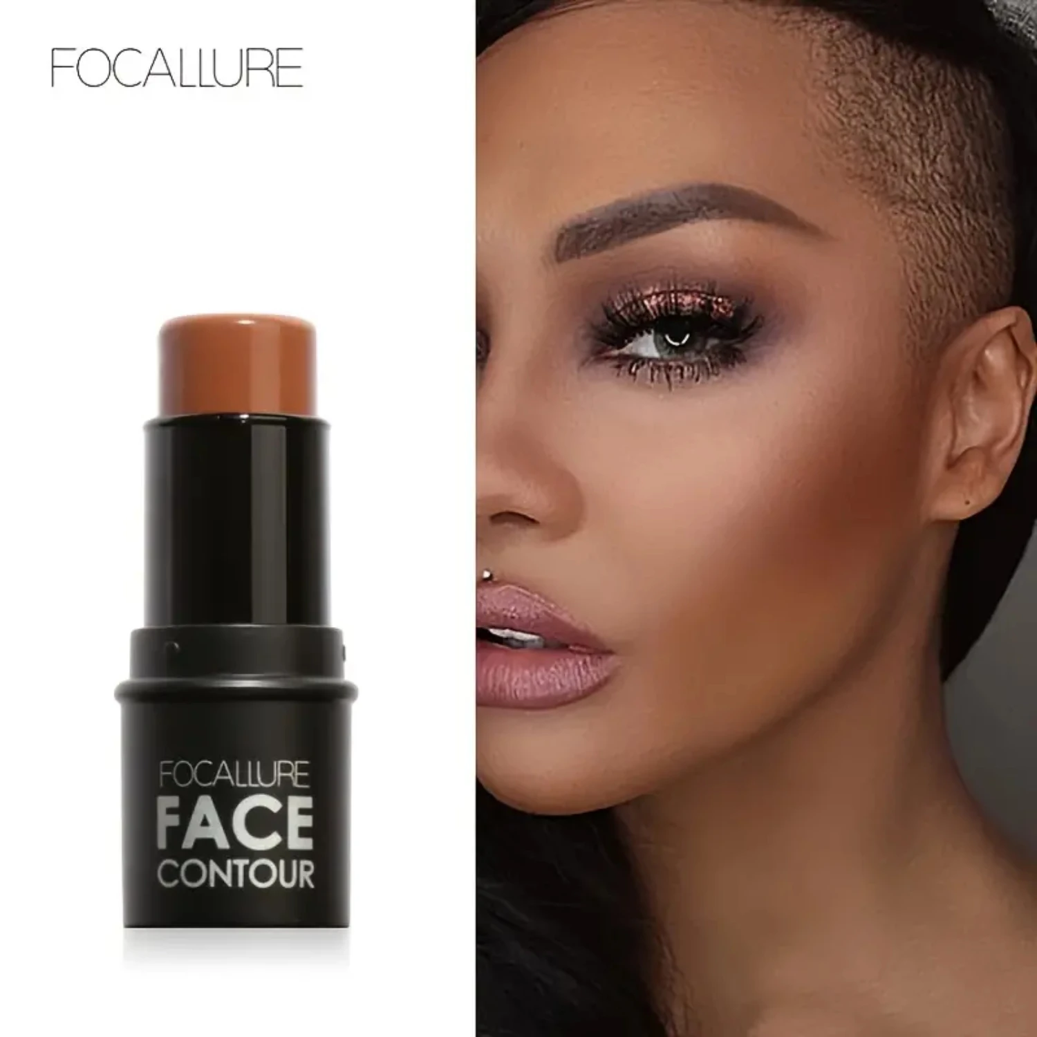 FOCALLURE Silk Butter Bronzer & Contour Stick — сияющая отделка яркие цвета стойкий макияж.