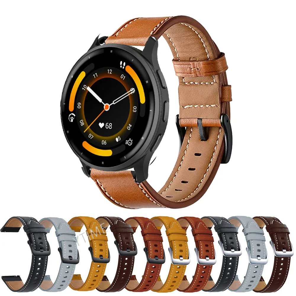 Кожаный ремешок YTIME Venu3 для Garmin Forerunner 265 745 255 унисекс