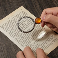 fashion magnifier necklace for women female mothers day jewelry pendant long chain magnifying glass daily family gifts collar