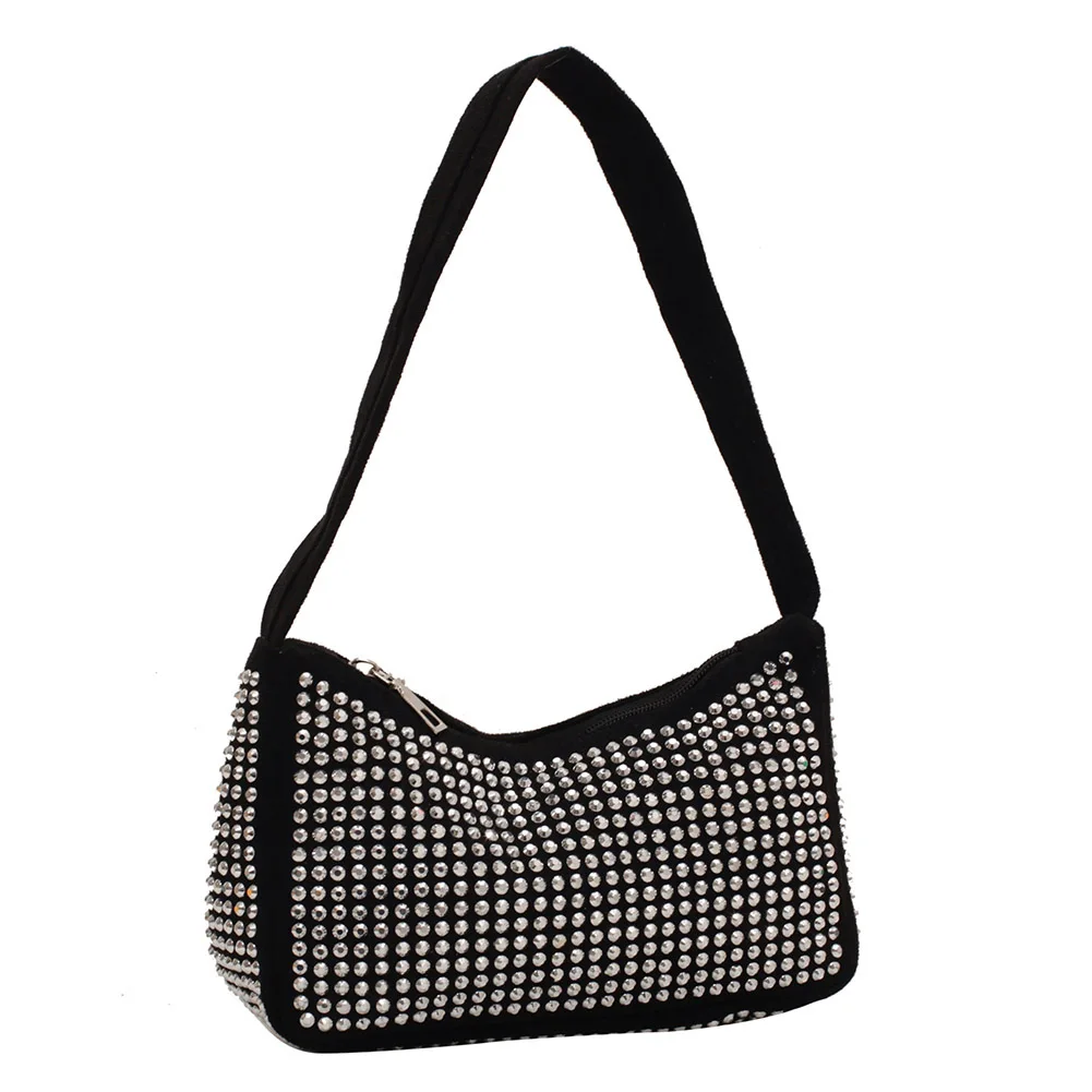 

Модная вечерняя сумка стразы на плечо для женщин, блестящая вечерняя свадебная сумочка, цилиндрическая сумка через плечо для женщин