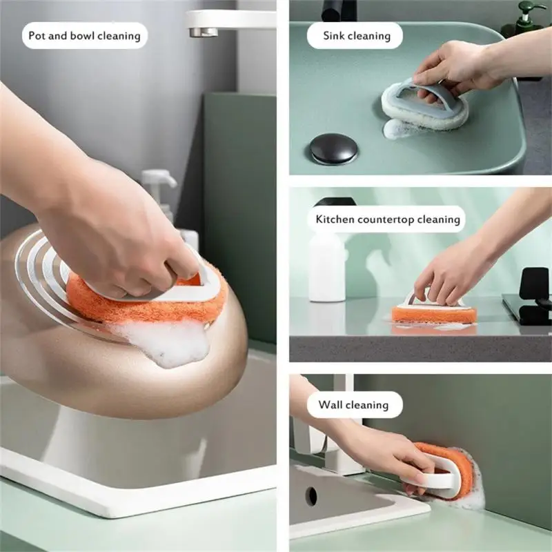 

Multipurpose Stain Removal Clean Brush Kitchen Cleaning With Handle Bathtub Brush In Toilet Ceramic Cleaning Brush