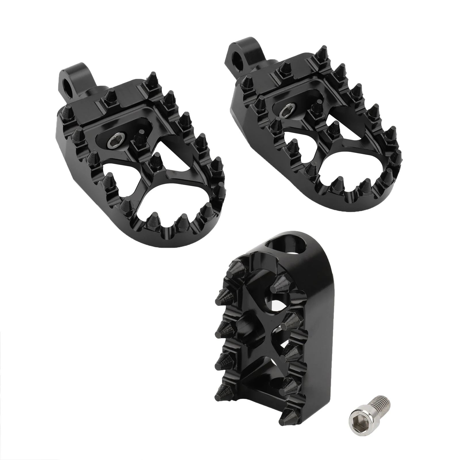 

Черные колышки для ног MX, широкие педали для ног, педали для Harley Touring Road King Dyna Fat Bob Softail Slim Sportster XL 883 1200