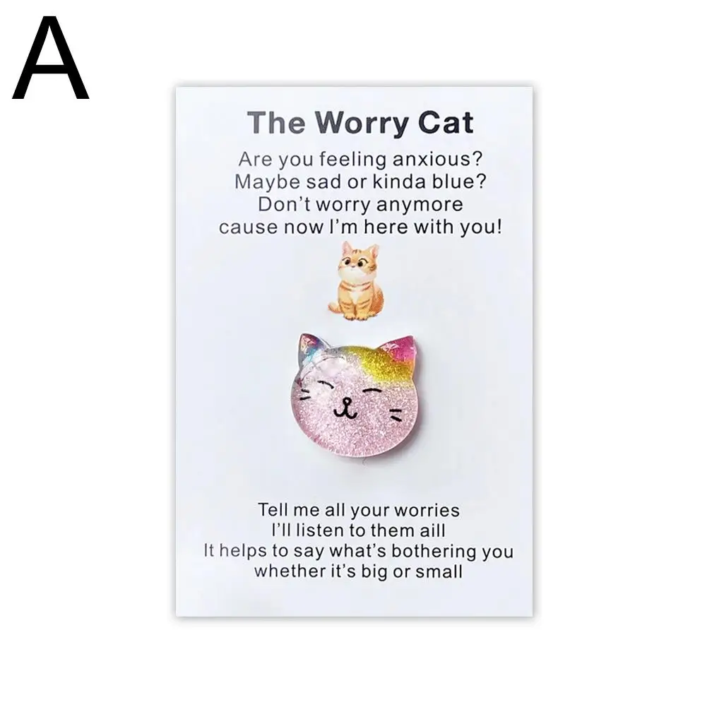 1Pc Pocket Greeting Cards Cute Cat Hug Inspirational Relationship Encouragement Keepsake And Card Exc B1S5