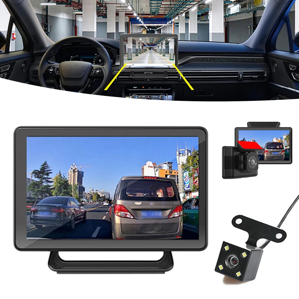 

HD Center Console Drive Recorder With 5-inches Screen Multifunctional Recording Camera For Automative Truck