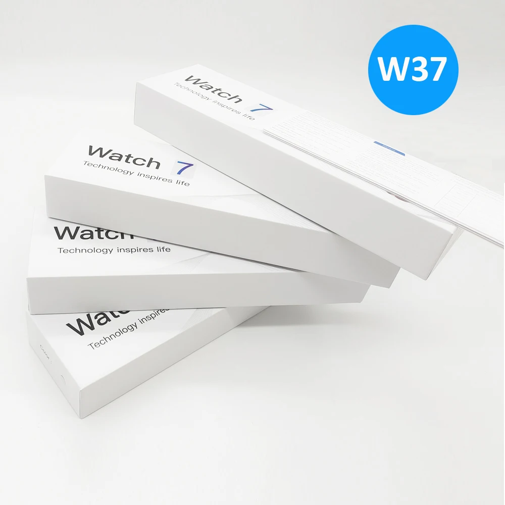 

New Smart Watch W37 Series 7 Full Touch Screen Multiple Sports Smartwatch IP68 Waterproof Heart Rate Fitness Tracker