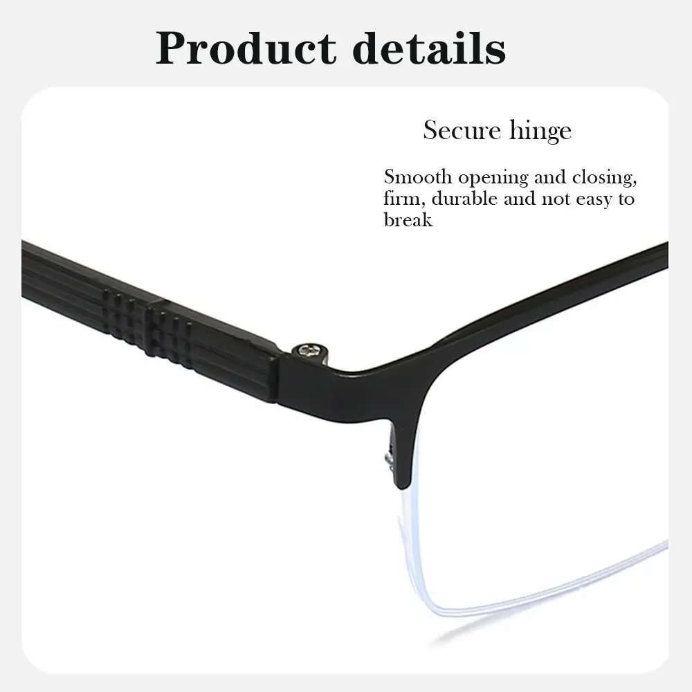 Очки в металлической оправе с защитой от синего света