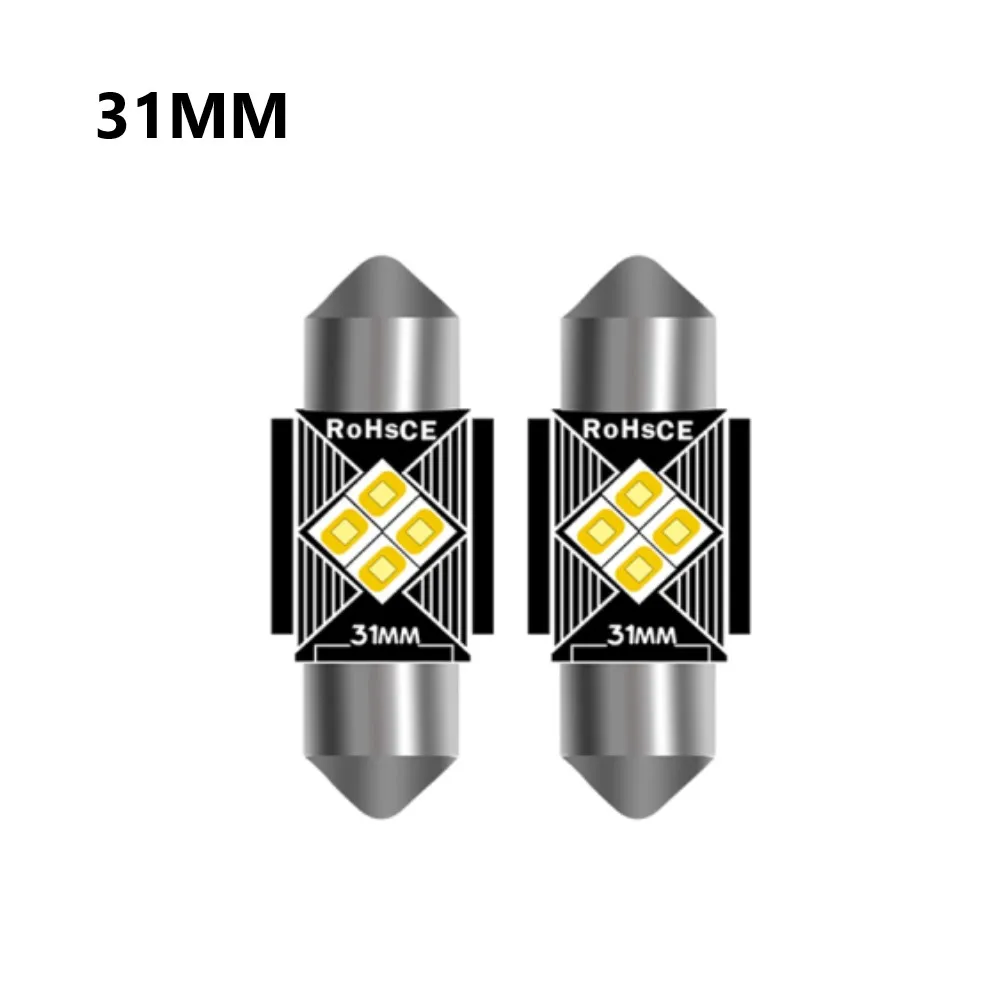 

2PCS 31MM -41MM 3030 4SMD License Plate Light Car Interior LED Reading Light Car Indoor Reading Lights, License Plate Lights