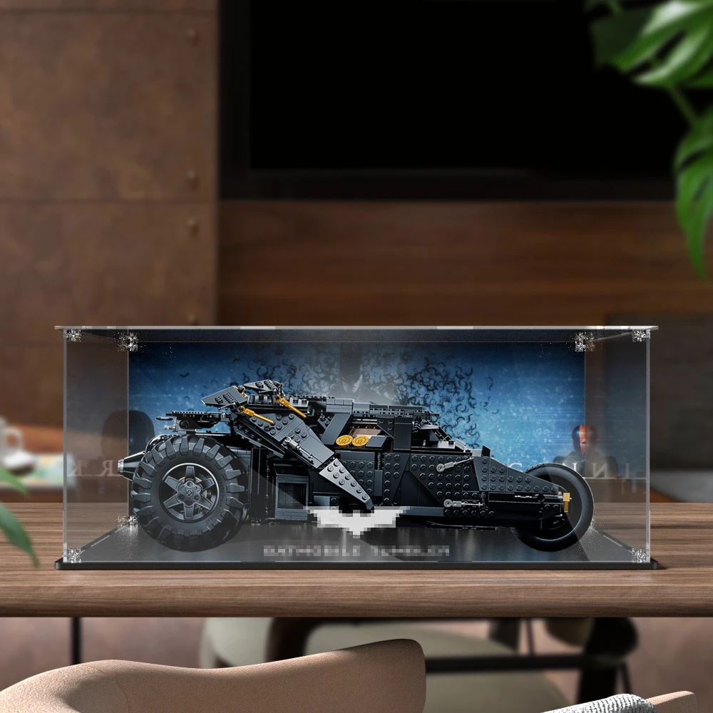 Акриловая витрина для лего кирпича 76240 Бэтмен Бэтмобиль стакан пылезащитный
