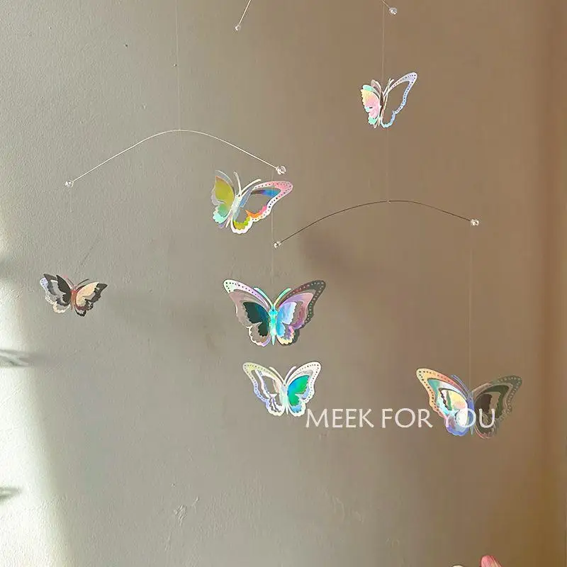 

Home Exquisite Butterfly Shaped Handmade Diy Hanging Decorative Material Bag Ins Living Room Creative Aerial Balance Pendant