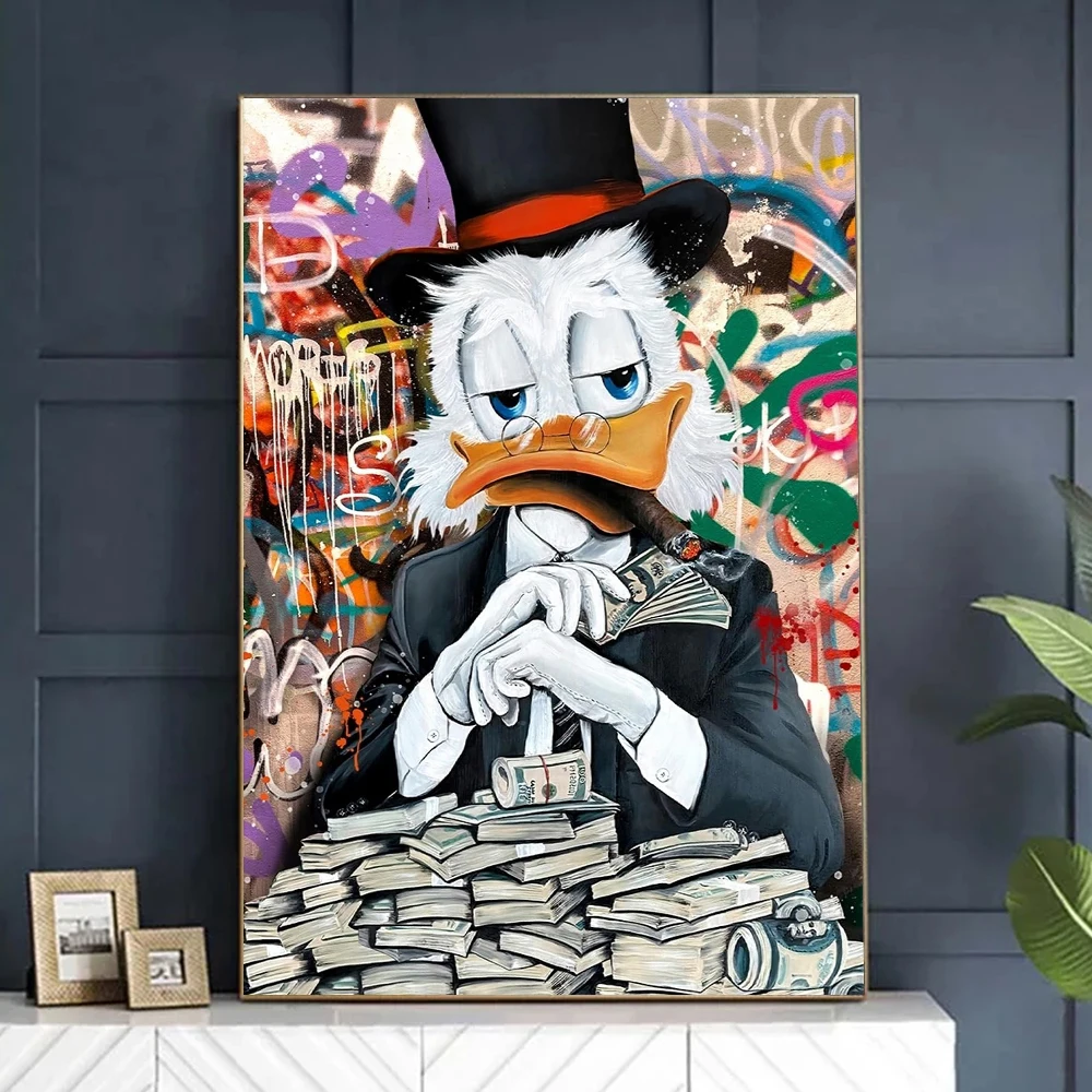 Настенный постер граффити с принтом