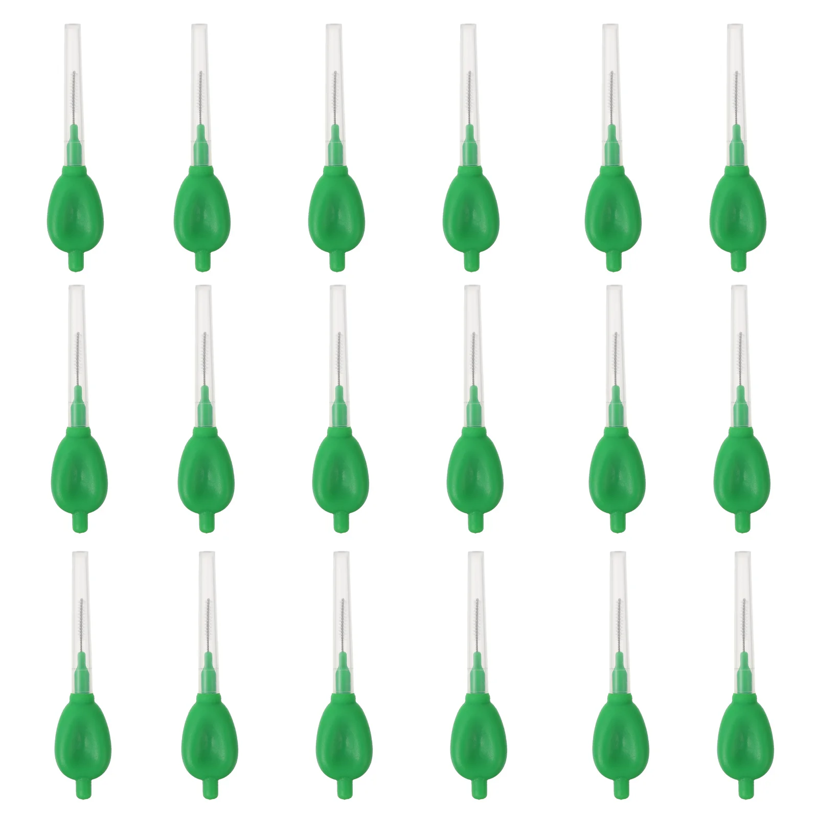 

100 pcs Interdental Brushes Portable Oral Care Supplies Tooth Cleaning Tools Flossing Pick