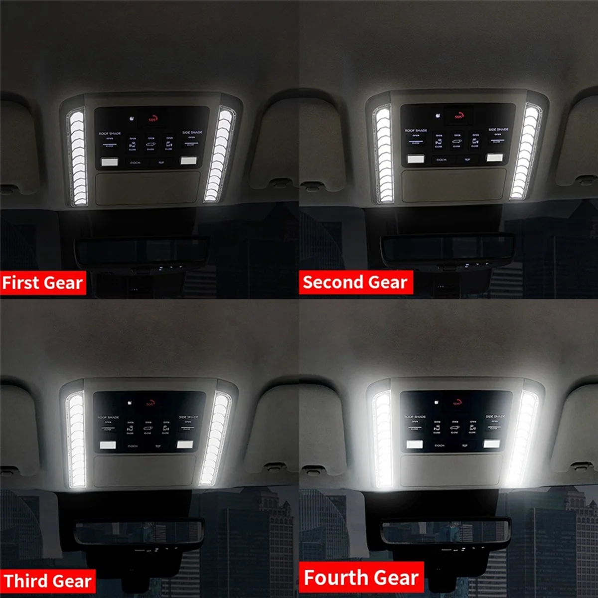 Для Alphard/VELLFIRE 40 Series 2023 + автомобильная передняя лампа для чтения освещающая с