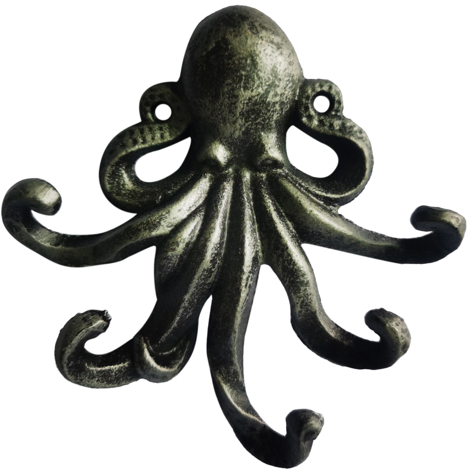 

Multifunction Organizer Kitchen Wall Mounted Octopus Shape Decorative Hook Craft Home Decor Storage Accessories Cast Iron