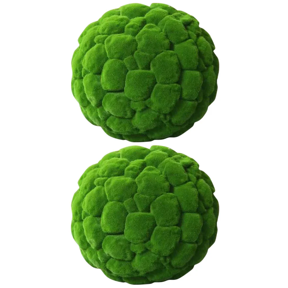 

Moss Ballsrocks Artificial Greenfiller Tank Garden Aquarium Topiary Spheres Decorative Livefloral Stone Planters Greenery