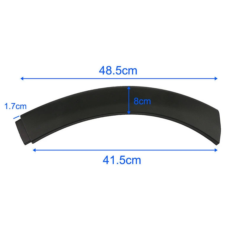 

Right Car arch trim Round Side Tool PC Parts Rear Replacement Upper Wheel 51131505864 Accessory Black Exterior