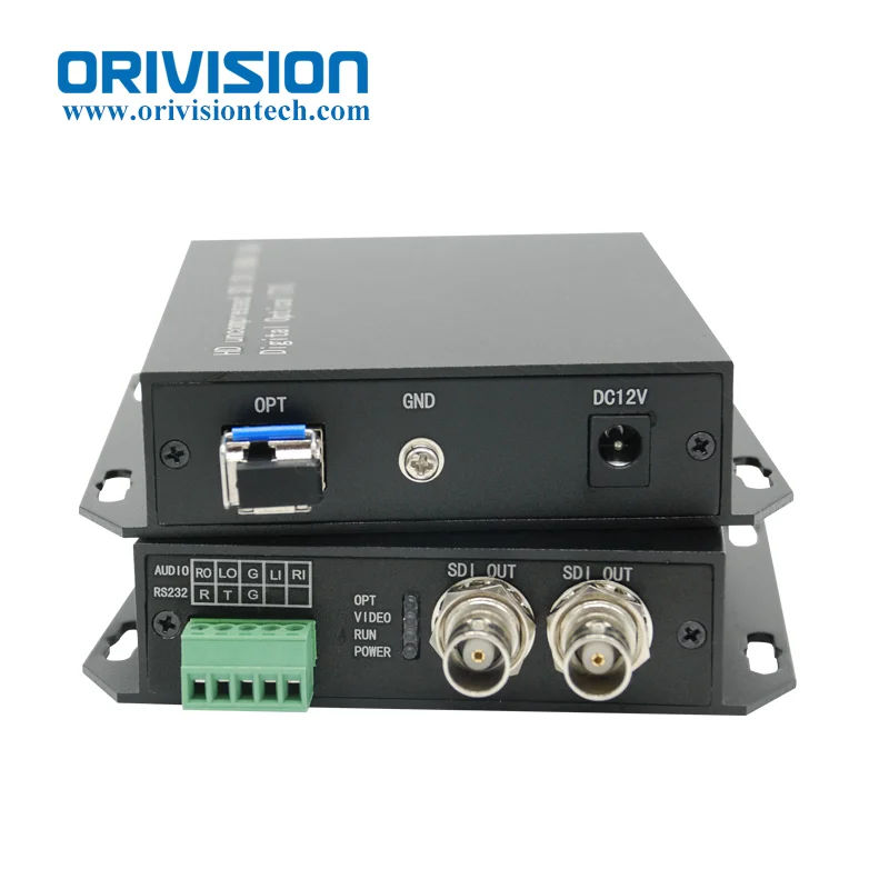 Фото Некомпрессированный оптоволоконный удлинитель HD/SD/3G SDI с поддержкой 1080P60Hz, 10 км, 20 км, преобразователь SDI в оптоволокно №1